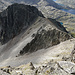Pic de Subenuix (2.950 m) - Blick auf die steile Geröllrinne im Anstiegsweg