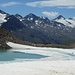 Namenloser Gletschersee im Mitterkar und unterhalb des Urkundkolm mit toller Sicht zur Fineilspitze.
