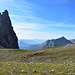 Der Monviso zeigt sich.