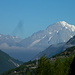 Zoom: Aiguille de Trelatete & Monte Bianco.