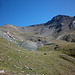 Il vallone di Liconi, da cui si incomincia a riconoscere la meta odierna: il Mont Creya 3015 mt.