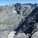 ~ 1000 m geht's runter ins Tal des Gamchigletschers - mit einer formidablen Aussicht