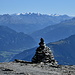 Le massif de la Bernina au fond