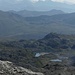 hier Tiefblick zu den Lais da Rims mit der Weisskugel am Horizont