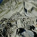 Fast wie am Berg Isel, das Gipfelplateau spitzt sich zu und zack: Erdung ist gefragt!