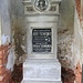Želina, Friedhof, Grabmal