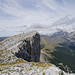 Rückblick zum Hauptgipfel mit Monte Perdido