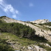 Im Aufstieg zum Pločno - Dessen Gipfelaufbau wird nun immer besser sichtbar.