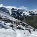 die Schneeauflage nimmt zu - Morgen- und Doldenhorn (und wenige andere Gipfel) sind nun sichtbar 