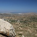 Blick nach Westen, mittig Naxos Stadt