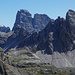 Zwölfer und Paternkofel über der Dreizinnenhütte