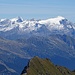 Das Rheinwaldhorn / Adula - rechts im Bild. Der höchste Gipfel des Tessins. 