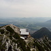 Gipfelblick übers Reichenhaller Haus nach Salzburg