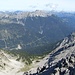 Über dem Haldenkar die Leilachgruppe, rechts dahinter Tannheimer Berge