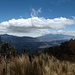 Blick gen Quito mit den Pichinchas