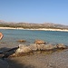 am Strand von Agios Georgios