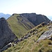 Blick von der Abgelöste Gauschla zur Gauschla-Gipfelplateau