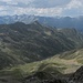 Blick ins Grübeletal mit dem gleichnamigen See; dahinter das Verwall