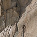 Kletterer in der Rebuffat an der Aiguille du Midi