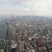 Ausblick vom One World Observatory - für Fotografen mit überschaubarem Charme, da man immer hinter Glas ist