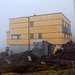 die neue Spitzmeilenhütte 2087m noch im Bau