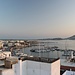 Naxos Stadt im Abendlicht