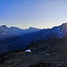 Sonnenaufgang über dem Maderanertal bzw. dem Oberalpstock