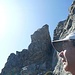 Die Schlüsselpassage des Aufstiegs zum Schwarzen Kranz