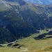 Tiefblick ins Almajurtal mit der Bodenalpe