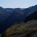 In Bildmitte am Horizont - das könnte die Ötztaler Wildspitze sein