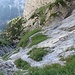 Eindrückliche Landschaft .... Felsplatten und Abbrüche allerorten. Dazwischen der Steig ins Tersol-Tal.
