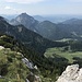 Blick gen Breitenstein am Gipfel.