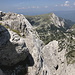 Otiš - Hier an einer ausgesetzten Stelle in unmittelbarer Nähe des Gipfels.