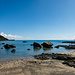 Der Strand rechts von der Halbinsel bei Isso ist weniger malerisch, dafür aber besser zum Schnorkeln geeignet