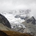 Und faszinierende Gletscher: Gabelhorn- (links) und Triftgletscher.