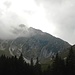 Der Bürglegrat, von der Unteren Gantrischhütte aus gesehen.