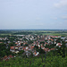 Blick über Zwingenberg nach Westen.
