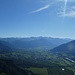 Aussicht vom Regitzer Spitz: Maienfeld, Landquart und Graubünden