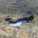 A glimpse of the glacier - view from the summit of Pizzo Stella.