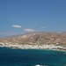 Naxos Stadt, bedroht von zwei Ufos