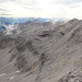 Rückblick auf die zurückgelegten Gipfel von der Birkkarspitze aus