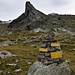 in corrispondenza del bivio vicino all'Alpe Medzove