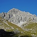 Markant präsentiert sich die Bockkarspitze über dem gleichnamigen Kar.