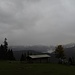 Blick über die Eckenhütte zum Wettersteingebirge