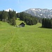 Nach dem Abzweiger zur Chüefershütte, Rückblick aufs Mittaggüpfi.