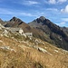 Le baite in buono stato dell'Alpe Colonna