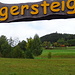 hier beginnt der Jägersteig
