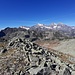 Super vista dalla cima sul Trittico del Sempione
