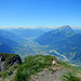 Das Churer Rheintal mit dem Calanda