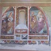 Altri affreschi seicenteschi in cui si riconoscono Santa Apollonia,  San Pietro, la Vergine con il bambino ed un altro santo.